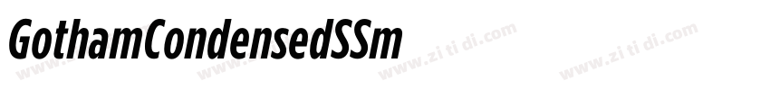 GothamCondensedSSm E字体转换